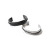 859ACU8-SV Silver / Manifesto Silver Bangle
